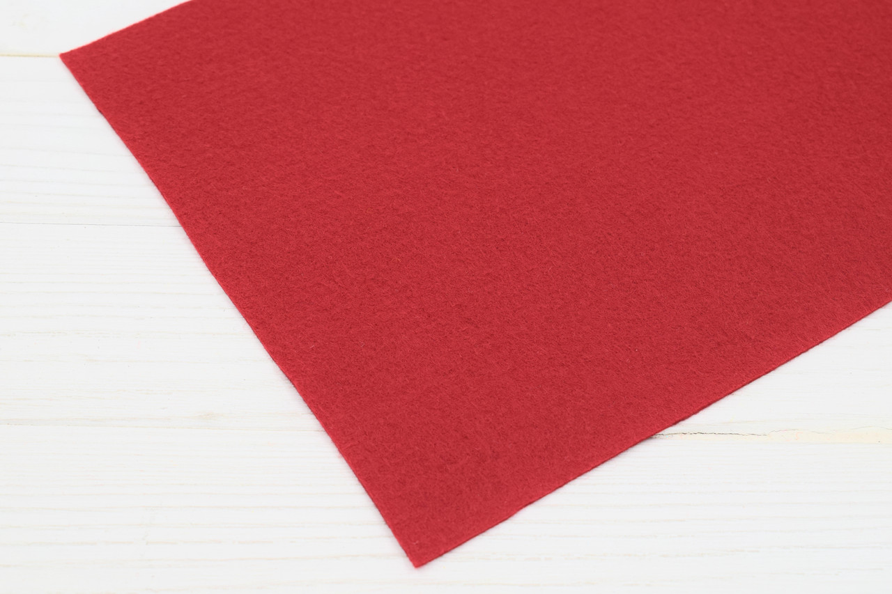 Американський м'який фетр 1,5 мм (20х30 см) - №48 Red (0932)