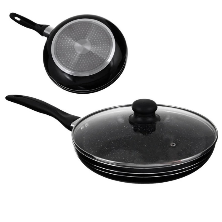 Сковорідка UNIQUE UN-5162 28 см мармурова сковорідка пательня, фото 1