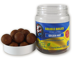 Бойл Piranhas Baits Soluble Boilies Sport Series Golden Nut 20mm 150gr
