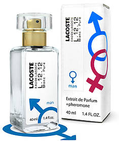 Тестер Pheromone чоловічий Lacoste eau de lacoste L.12.12 Blanc - Pure, 40 мл
