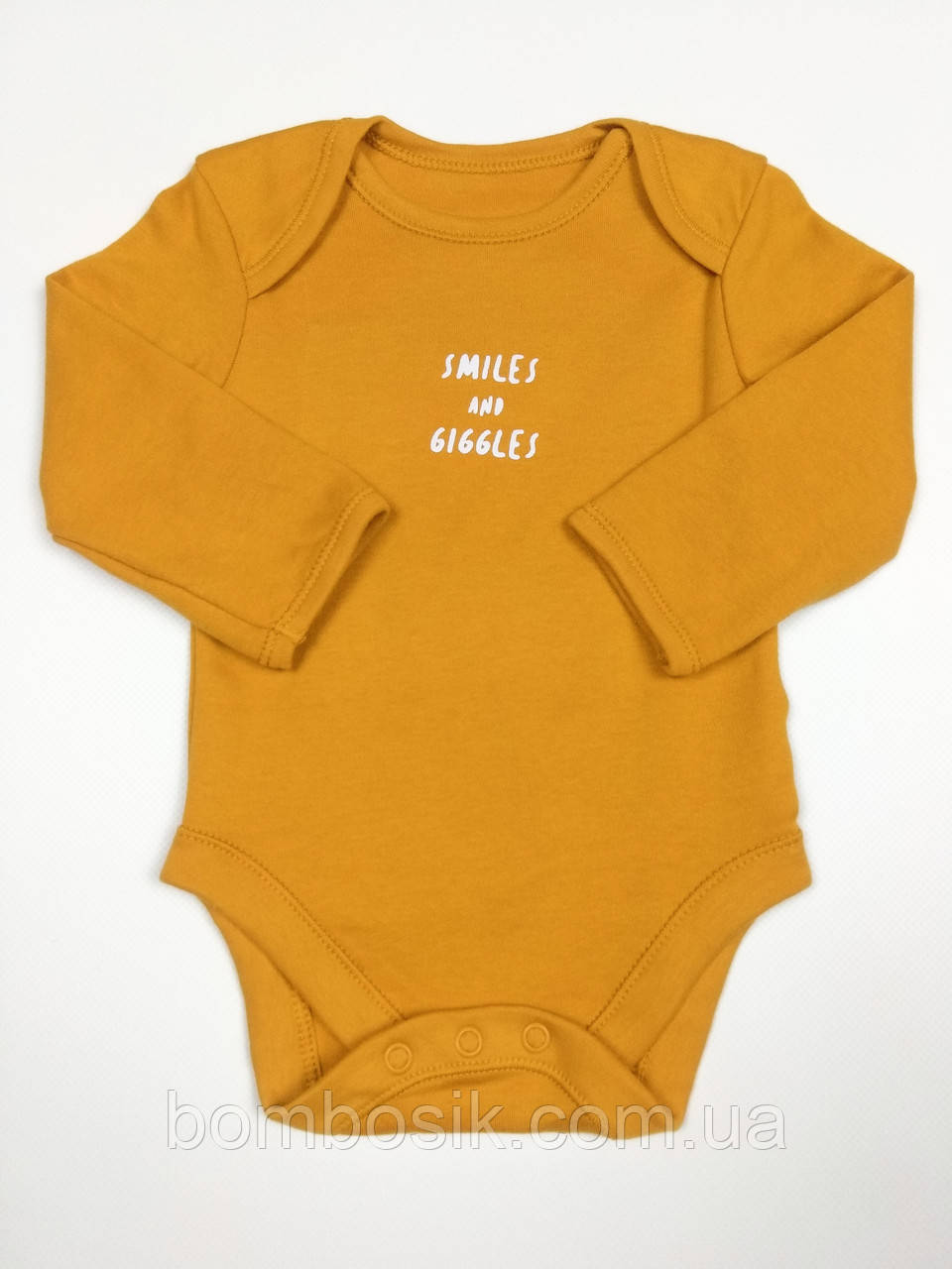 Бодік з довгим рукавом для хлопчика George, First size (50-56см), фото 1