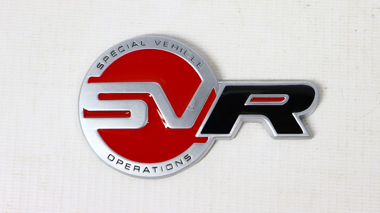 Емблема Land Rover — логотип "SVR" менший