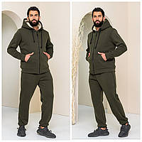 Чоловічий теплий костюм на овчине Туречина новинка 2024
