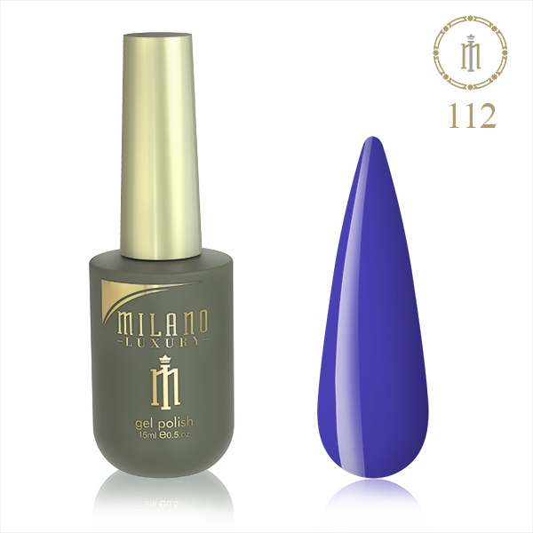 Гель-лак MILANO LUXURY 15 мл No 112 (Кобальтовий)