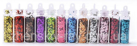 Набір брокарду для декору нігтів, фото 1