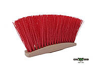 Мітла для вулиці 25 см з дерев'яним держаком L-1300 з різьбою