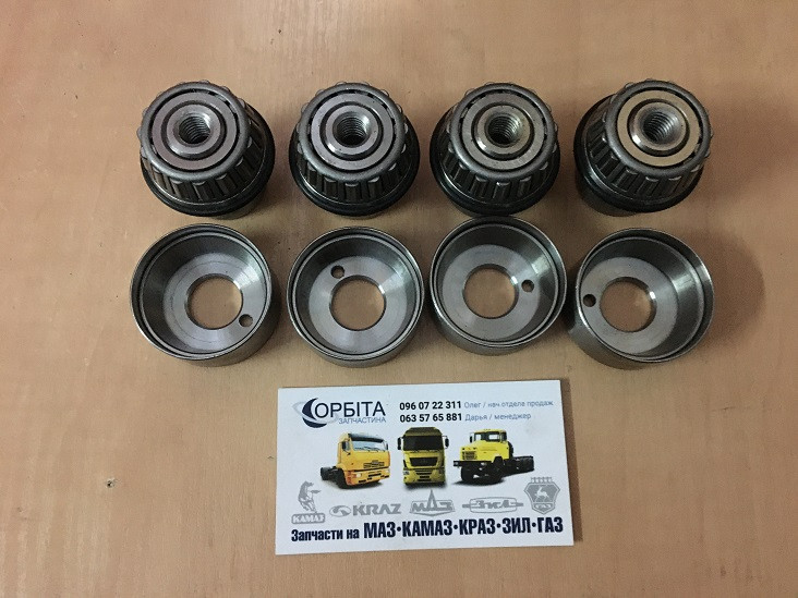 3151-2304019 Шкворень УАЗ 469, 452 у зборі на конусн. підшип. (комплект 4 шт.), фото 1