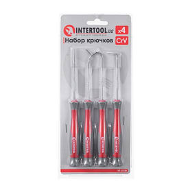 Набір гачків 4 од. INTERTOOL VT-3338