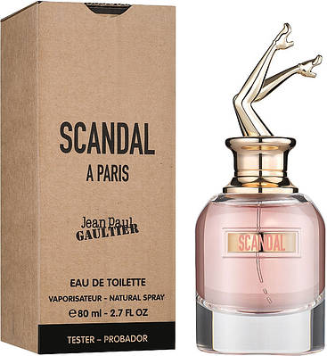 Жіночі брендові парфуми Jean Paul Gaultier Scandal A Paris 80ml тестер оригінал, фруктовий аромат із запахом меду