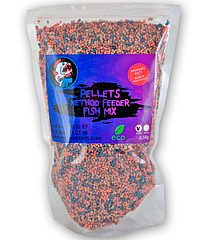 Пелетс PiranhasBaits Method Fish Feeder Mix 2mm 0,5 kg
