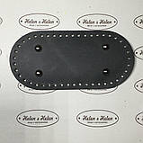 Денце для в'язаних сумок. Темно-сірий, фото 4