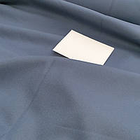 Вовняна оксамитова тканина сіро-блакитного кольору