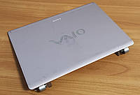 Верхняя часть корпуса для ноутбука SONY PCG-5N4L, VGN-SR140D, Петли матрицы, Шлейф матрицы, Вебкамера.