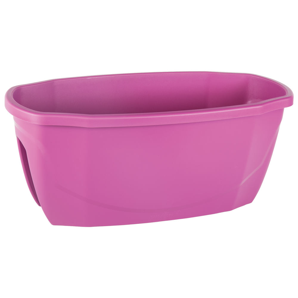 Горщик для квітів на перила Emerald 15,5 л фіолетовий, фото 1