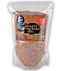 Пелетс PiranhasBaits Method Feeder Krill 2mm 0,5 kg