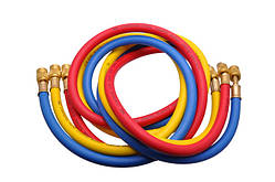 Шланг для заправки фреоном, 1,2 м CT-348 (R12, R22, R502 )