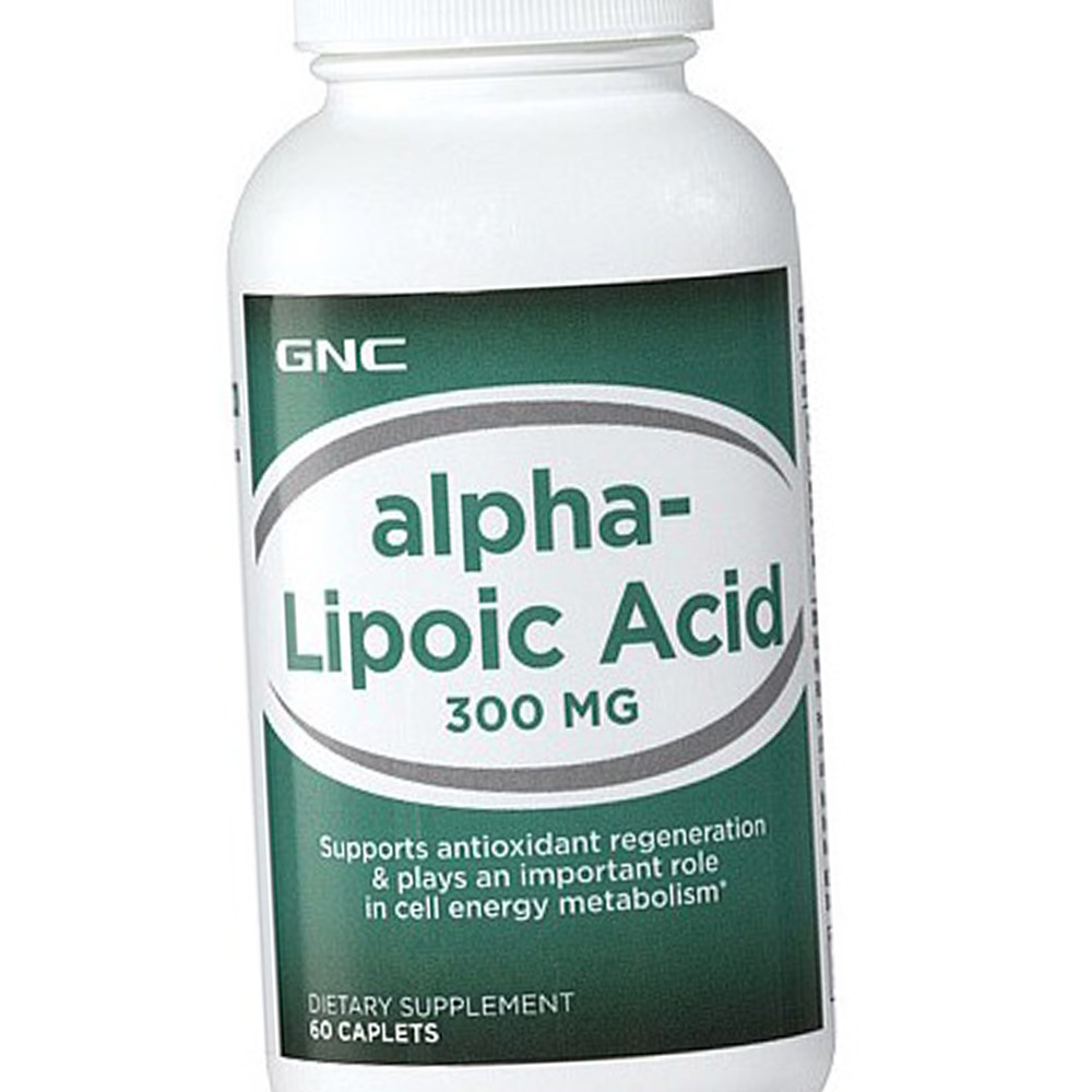 Альфа ліпоєва кислота GNC Alpha-Lipoic Acid 300 mg 60 таблеток