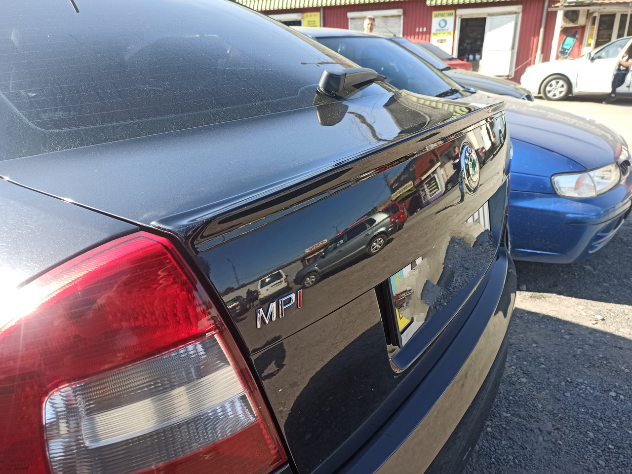 Lip-спойлер на багажник Skoda Octavia A5, фото 1