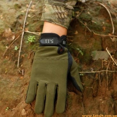 Тактичні стрілкові рукавички 5.11 Олива зелені - фото 7 - id-p528117482