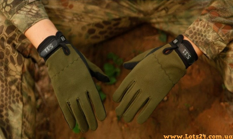 Тактичні стрілкові рукавички 5.11 Олива зелені - фото 5 - id-p528117482