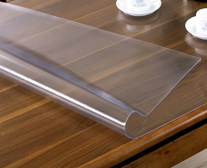 Скатертина м'яке (гнучке, рідке) скло захисна плівка Soft Glass (230х140см х 2.0 мм) Прозора глянсова