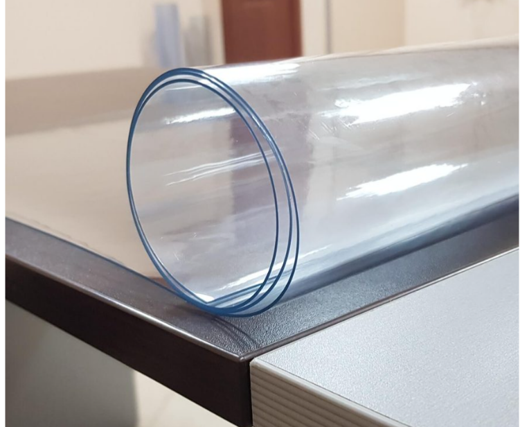 Скатертина м'яке (гнучке, рідке) скло захисна плівка Soft Glass (210х140см х 2.0 мм) Прозора глянсова