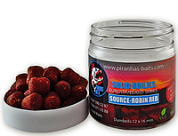 Бойли варені Piranhas Baits Solid Boilies Euro Series Source-Robin 12x16mm 100gr