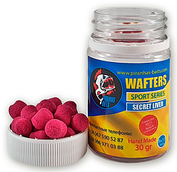 Вафтерс Piranhas Baits Pop-Up Sport Series Secret Liver 8x10mm 30gr