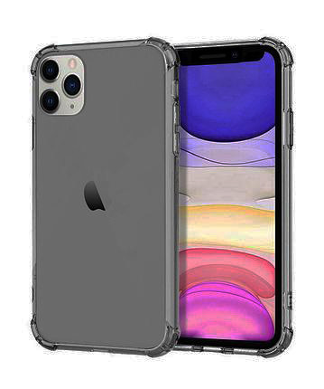 Чохол прозорий Black Strong для iPhone 12 Pro Чорний