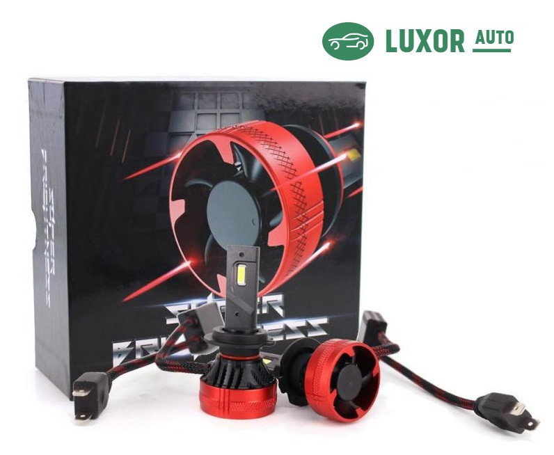 Світлодіодні LED автолампи F5 H7 110W 16000LM 6000K з обманкою (Canbus)