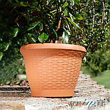 Горщик для квітів Wire 10 л теракотовий, фото 2