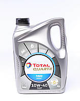 Масло 10W40 Quartz 7000 Energy (4L) (ACEA A3/B4; MB 229.3; VW 501 01/505 00; FIAT 9.55535-G2) TOTAL