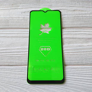 Захисне скло 20D для Samsung A12 / A125F Full Glue Чорне