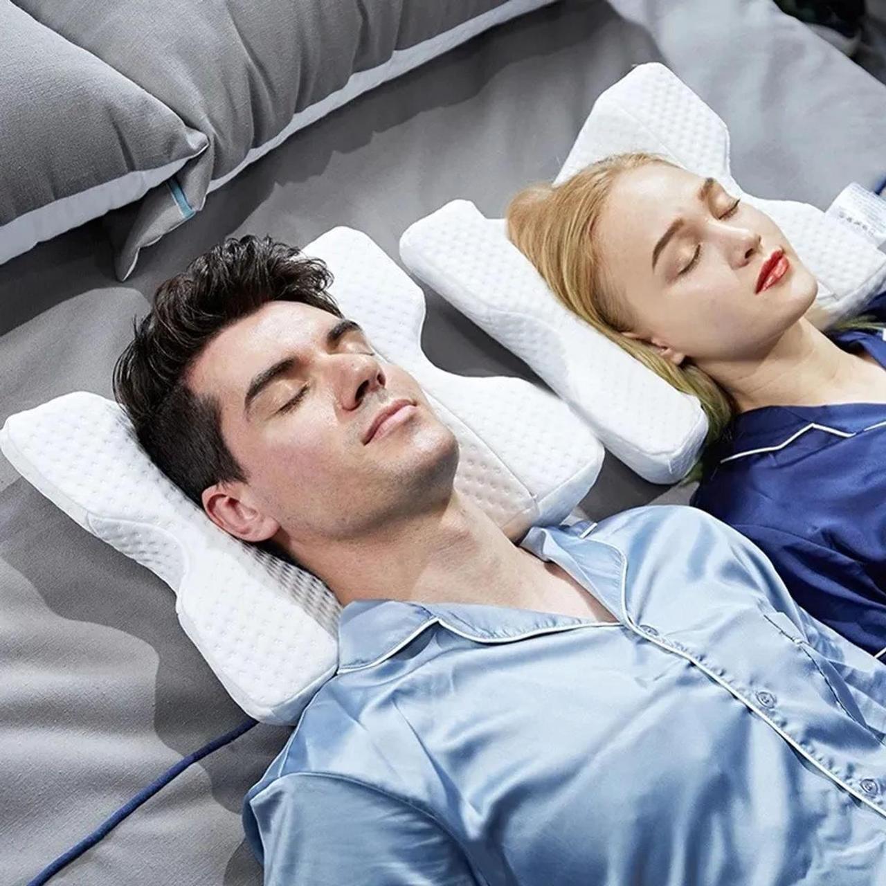 Подушка — тунель для шиї MEMORY FOAM PILLOW Ортопедична з ефектом пам'яті Гіпоалергенна Повітропроникна Тоннель