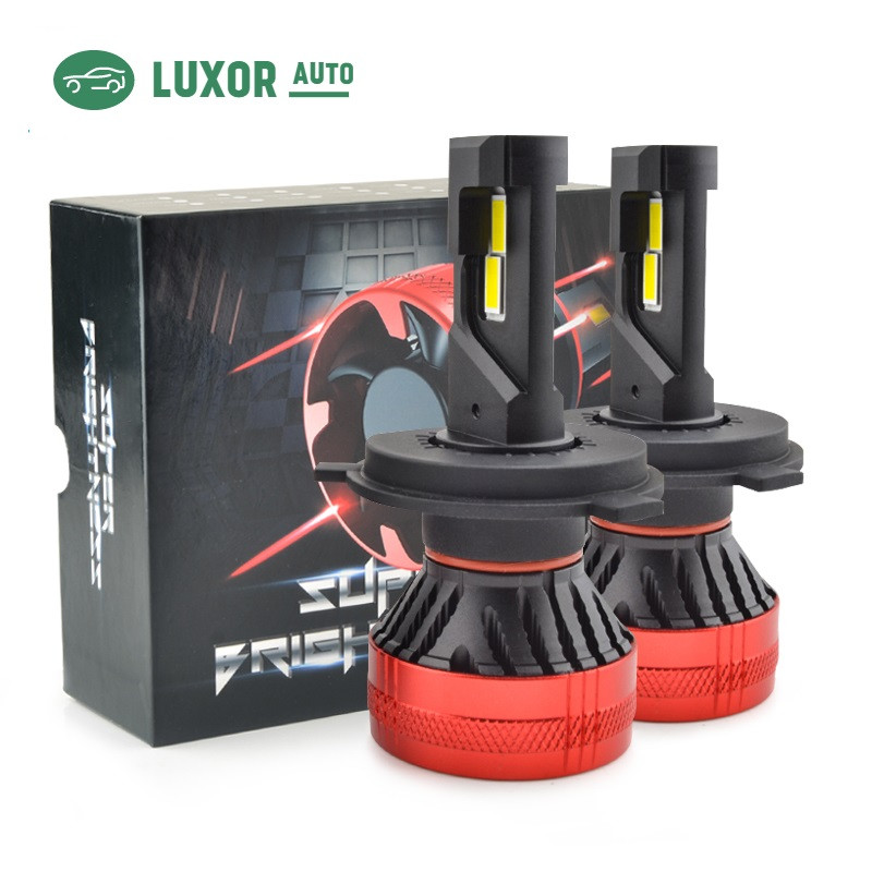 Світлодіодні LED автолампи F5 H4 110W 14000LM 6000K з обманкою (Canbus), фото 1