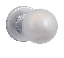 Ручка дверна ROSTEX BOLL ES52 fix ROUND Нерж.сталь мат шток 65 мм (Чехія)