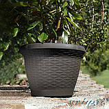 Горщик для квітів Wire 25 л антрацитовий, фото 4