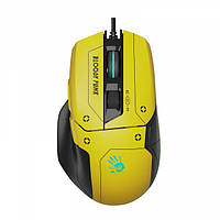 Мишка ігрова A4Tech W70 Max Bloody (Punk Yellow) Activated RGB 10000 CPI, 50M натискань