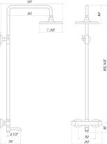 Душова система Globus Lux GLM-0041T-BB, фото 3