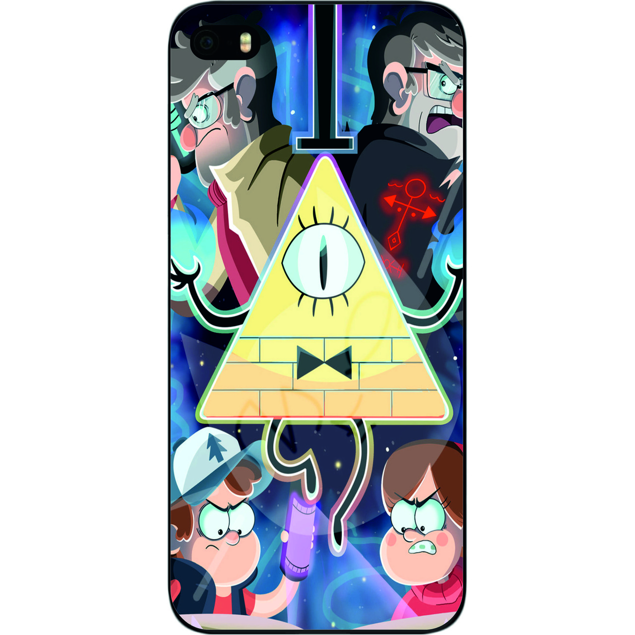 Силіконовий чохол для iPhone SE з картинкою Гравити Фолз, фото 1