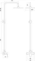 Душова система TOPAZ BARTS TB 07702-H36, фото 3