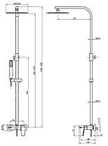 Душова система TOPAZ LEXI TL 21102-H57-00, фото 3