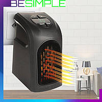 Тепловентилятор 400 Вт HANDY HEATER, от сети / Портативный мини обогреватель в розетку с таймером