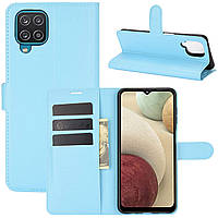 Чехол-книжка Litchie Wallet для Samsung Galaxy M12 / A12 Light Blue