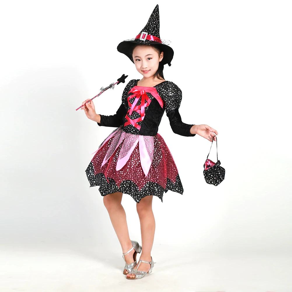 Дитячий костюм Відьмочка Хелловін Чарівниця (130-140) ABC Halloween