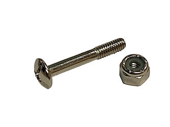 Болт з гайкою для кріплення футболістів 16мм
