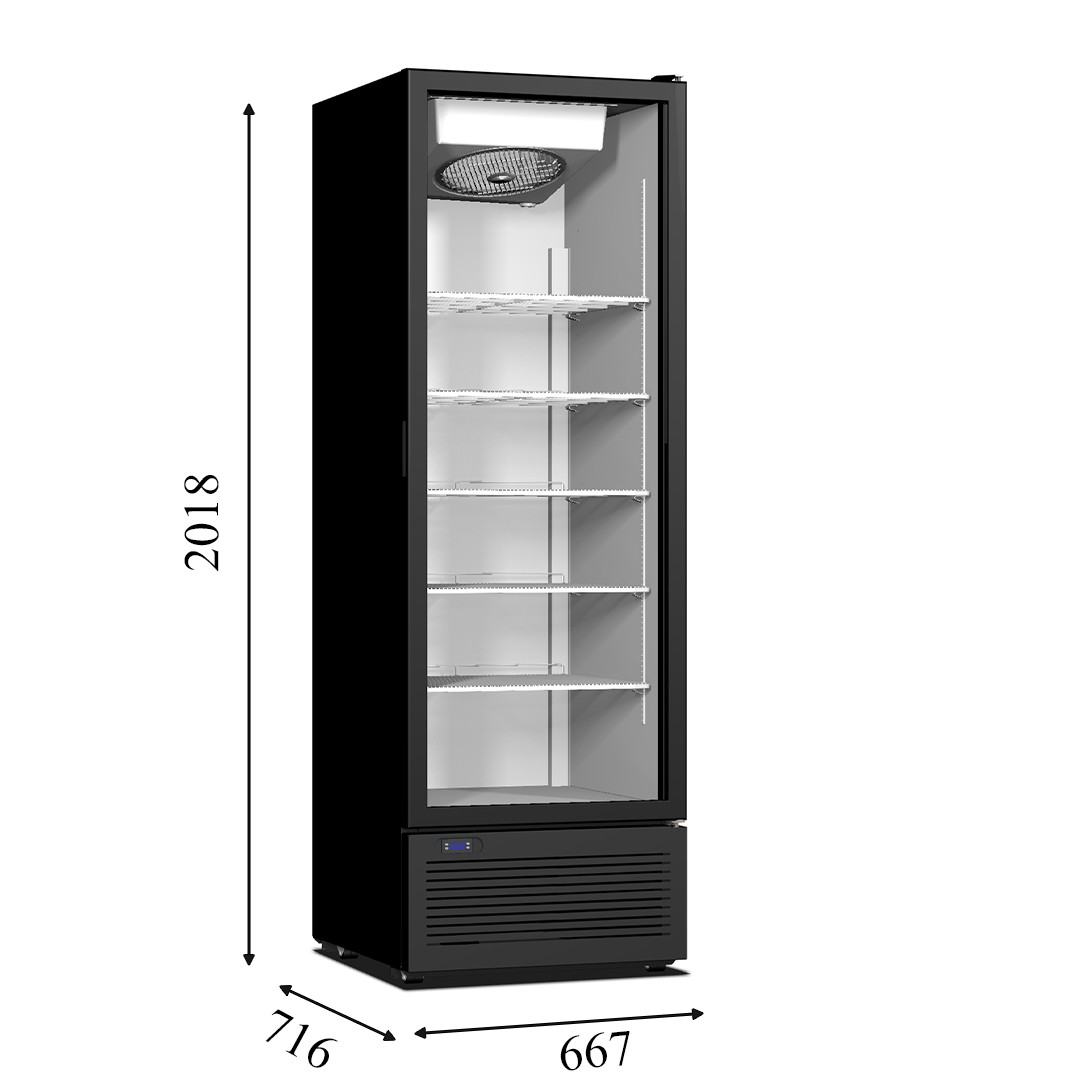 CR 600 Холодильна шафа з одними дверима CRYSTAL S.A. Греція