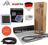 Теплый пол Arnold Rak 4м²/ 720Ват нагревательный мат с программируемым терморегулятором S50