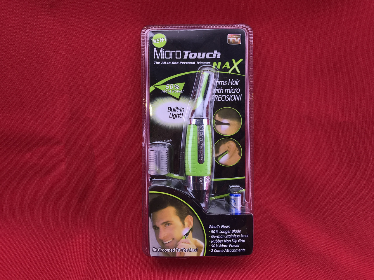 Тример універсальний Micro Touch Max, бритва для носа і вух