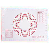 Коврик для выпечки с разметкой 41х26см силикон